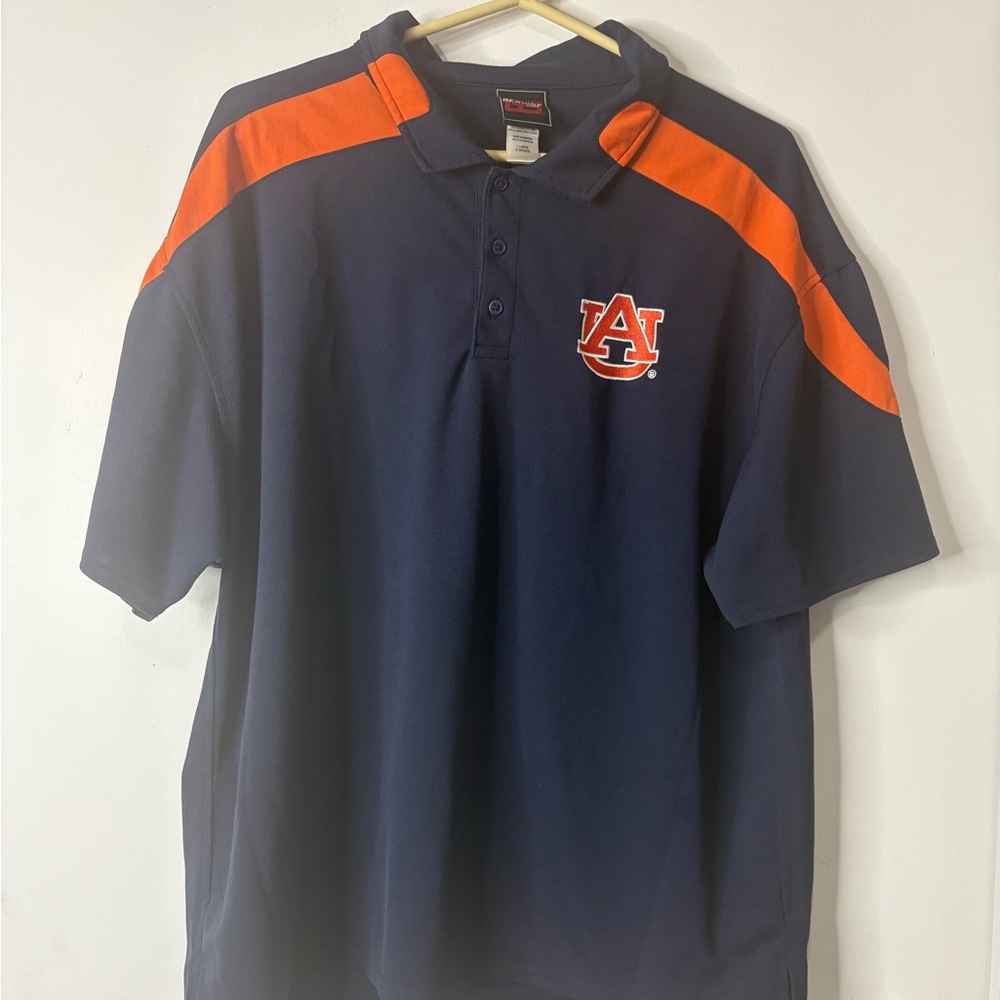 Navy and Orange Polo Auburn